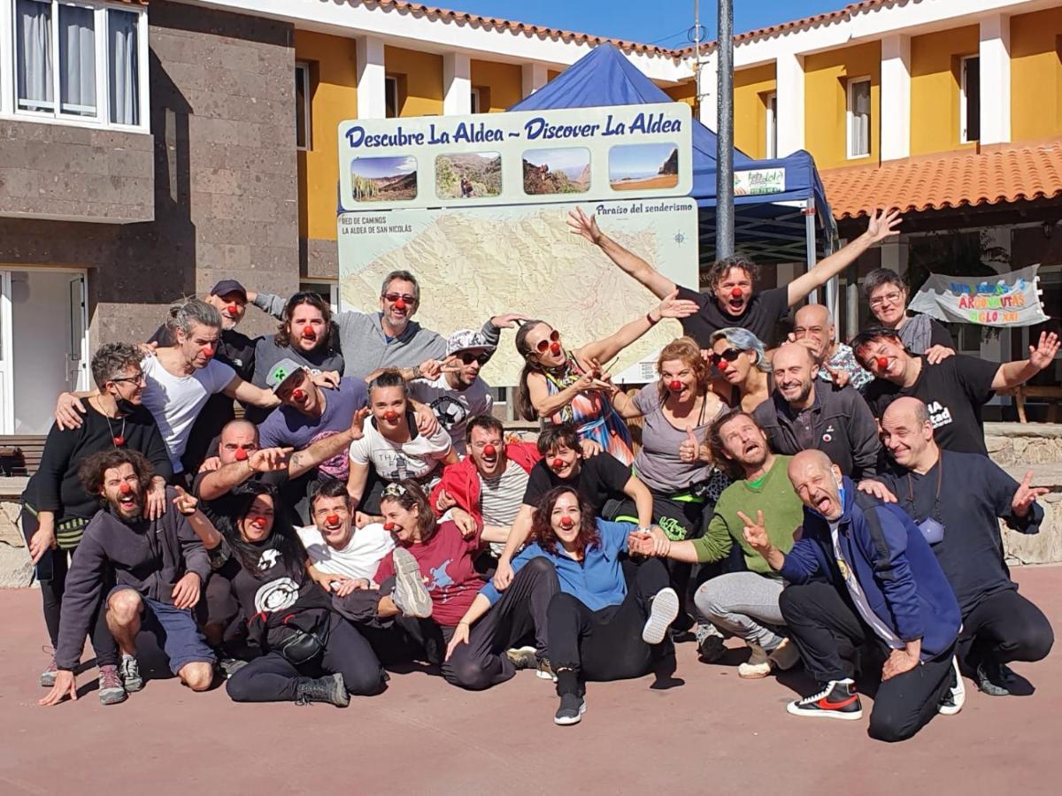 La Hoyilla Hostel - La Aldea San Nicolás Eksteriør bilde